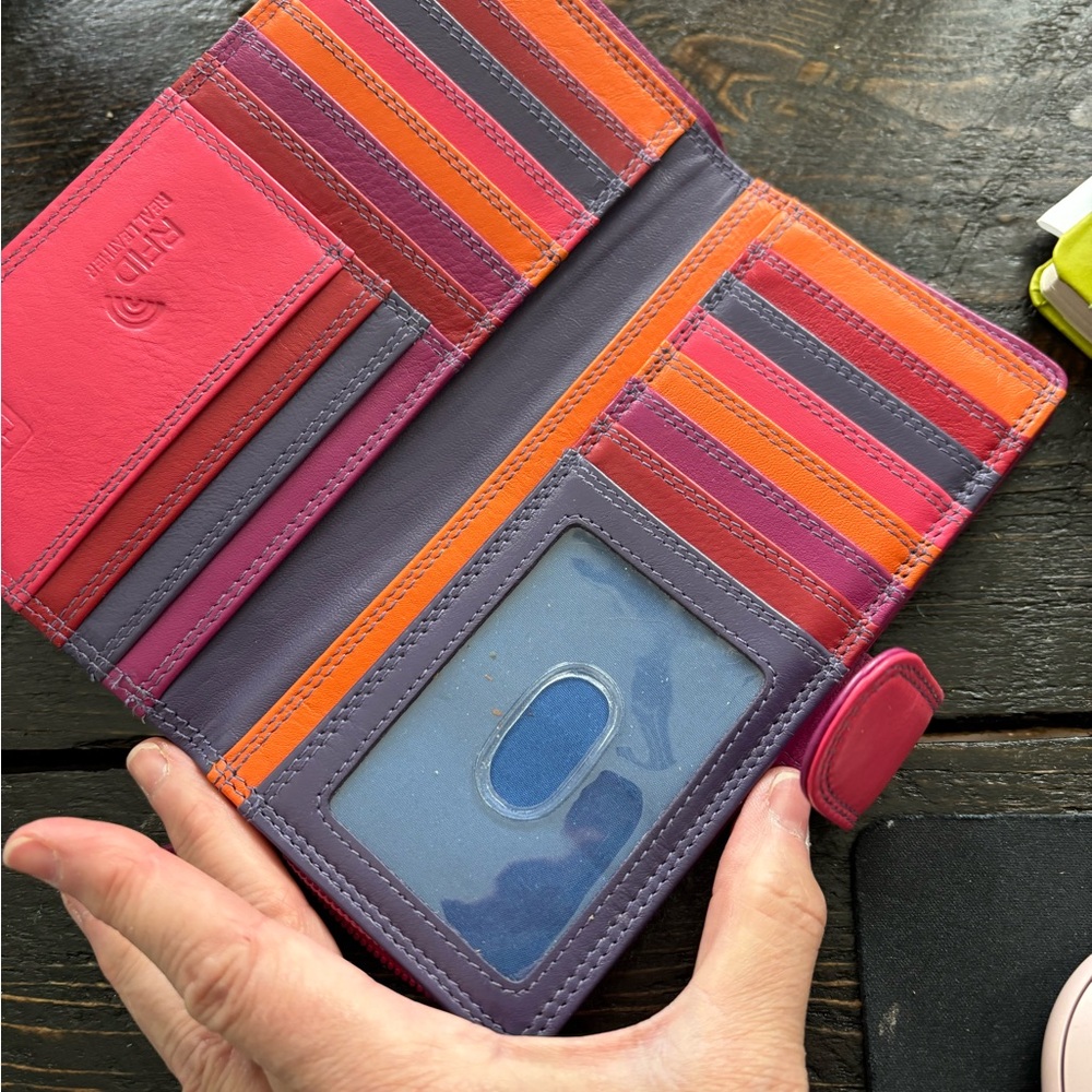Multicolor My Walit wallet, so colorful! Hardly used.